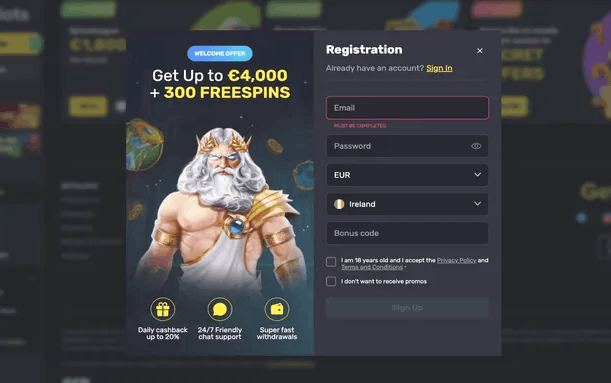 Schritt-für-Schritt-Anleitung zum GetSlots Casino Login